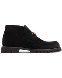 Gucci - Horsebit Ankle Boot - Lyst