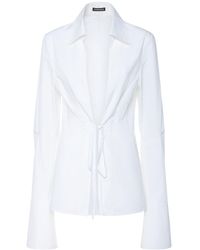 Ann Demeulemeester - Camicia linsey in popeline - Lyst