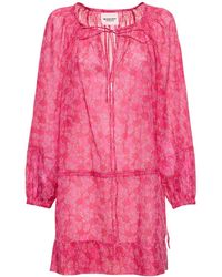 Isabel Marant - Vestito in cotone stampa paisley - Lyst