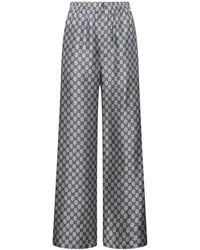 Gucci - gg Supreme Silk Pants - Lyst