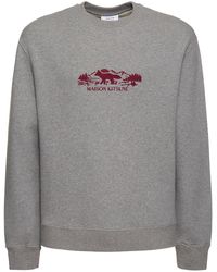 Maison Kitsuné - Outdoor Profile Fox Comfort Sweatshirt - Lyst