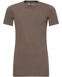 Rick Owens - Basic Cotton T-Shirt - Lyst
