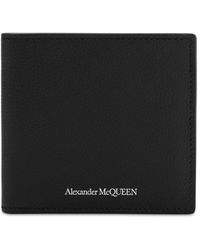 Alexander McQueen Brieftasche Aus Leder Mit Logo - Schwarz