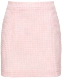 Alessandra Rich - Sequined Tweed Mini Skirt - Lyst