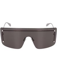 Alexander McQueen - Am0412S Metal Sunglasses - Lyst