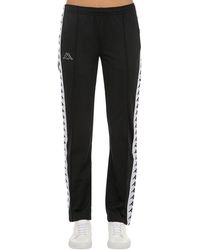kappa skinny track pants