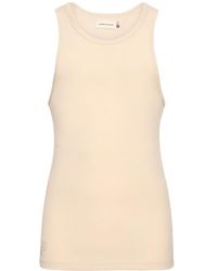 Honor The Gift - Monochrome Ribbed Cotton Tank Top - Lyst