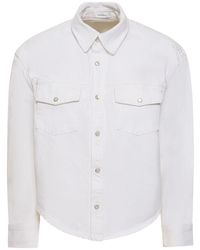 Wardrobe NYC - Cotton Denim Shirt Jacket - Lyst