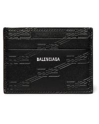 Balenciaga - Bb Monogram Embossed Card Holder - Lyst