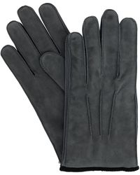 Mario Portolano Handtasche Aus Wildleder - Grau