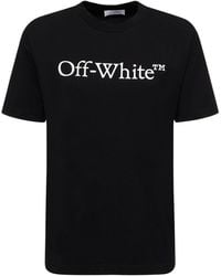 Off-White c/o Virgil Abloh - T-shirt Aus Baumwolle Mit Logo - Lyst