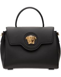 Versace - Medusa Leather Top Handle Bag - Lyst