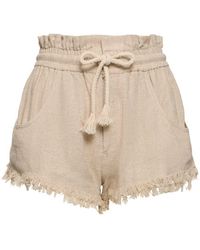 Isabel Marant - Talapiz Drawstring Silk Shorts - Lyst