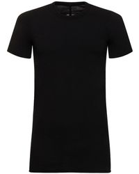 Rick Owens - Basic コットンtシャツ - Lyst
