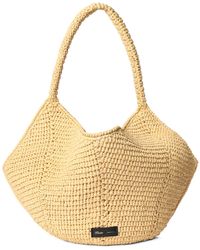 Khaite - Medium Lotus Raffia Effect Shoulder Bag - Lyst