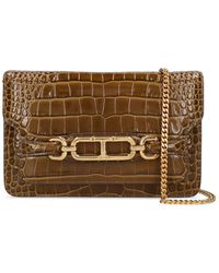 Tom Ford - Small Whitney Shiny Croc Leather Bag - Lyst
