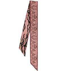 Zimmermann - Printed Silk Ribbon Scarf - Lyst