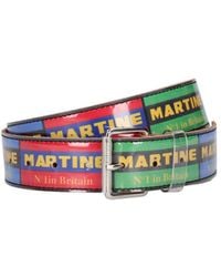 Martine Rose - Logo Leather Belt - Lyst