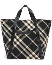 Burberry - Jacquard-umhängetasche Mit Karomuster - Lyst