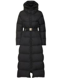 Femme Vêtements Manteaux Imperméables et trench coats Manteau long Flannelle Aspesi en coloris Noir 