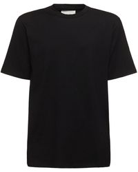 Jil Sander - Logo Print Cotton Jersey T-shirt - Lyst