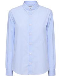 Sporty & Rich - Src Embroidered Cotton Shirt - Lyst