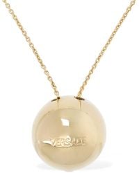 Versace - Medusa Tribute Charm Necklace - Lyst