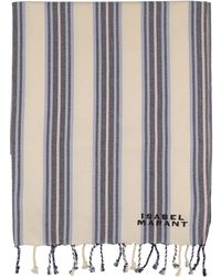 Isabel Marant - Striped Cotton Beach Towel - Lyst
