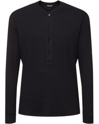 Tom Ford - 'Henley' T -Shirt - Lyst