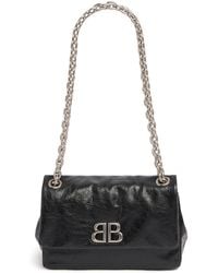 Balenciaga - Mini Monaco Leather Shoulder Bag - Lyst