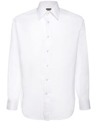 Tom Ford - Camisa de algodón y seda - Lyst