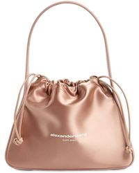 alexander wang ryan satin bag