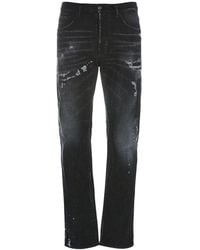 DSquared² - 642 Stretch Cotton Denim Jeans - Lyst