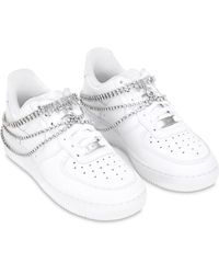 Nike Sneakers "Exclusive Air Force 1 Bridal" - Blanc