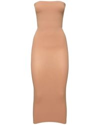 Wolford - Fatal Shaping Strapless Midi Dress - Lyst