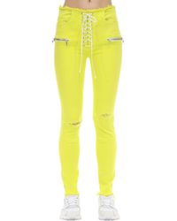 Unravel Project Enge Jeans Aus Baumwollmischung - Gelb