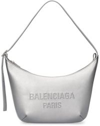 Balenciaga - Mini Mary-Kate Smooth Leather Sling Bag - Lyst