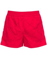 Bottega Veneta Synthetic Ghosts Nylon Swim Shorts in Red for Men Mens Clothing Beachwear Boardshorts and swim shorts Black 