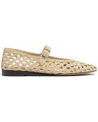 Le Monde Beryl - 10mm Woven Leather Mary Jane Flats - Lyst