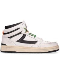 HTC - Starlight Leather High Top Sneakers - Lyst