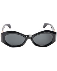 Versace - Ovale Sonnenbrille Aus Acetat - Lyst