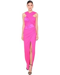 versace gown pink