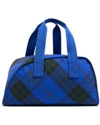 Burberry - Herren Reisetasche Mit Shield Check-Muster - Lyst