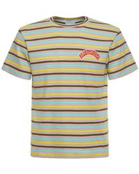 Bluemarble - Bowling-t-shirt Aus Baumwolle Mit Streifen - Lyst
