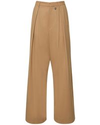 GIUSEPPE DI MORABITO - Weite Hose Aus Stretch-wolle - Lyst