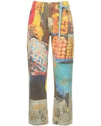 Kidsuper - Runner Painted Cotton Pants - Lyst