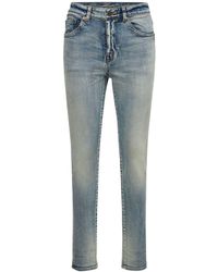 Saint Laurent - Skinny Cotton Denim Jeans - Lyst