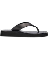 The Row - 20mm Ginza Leather Thong Sandals - Lyst