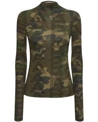 Marc Jacobs - T-shirt transparent camouflage à manches longues - Lyst