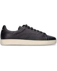 Tom Ford - Grain Leather Low Top Sneaker - Lyst